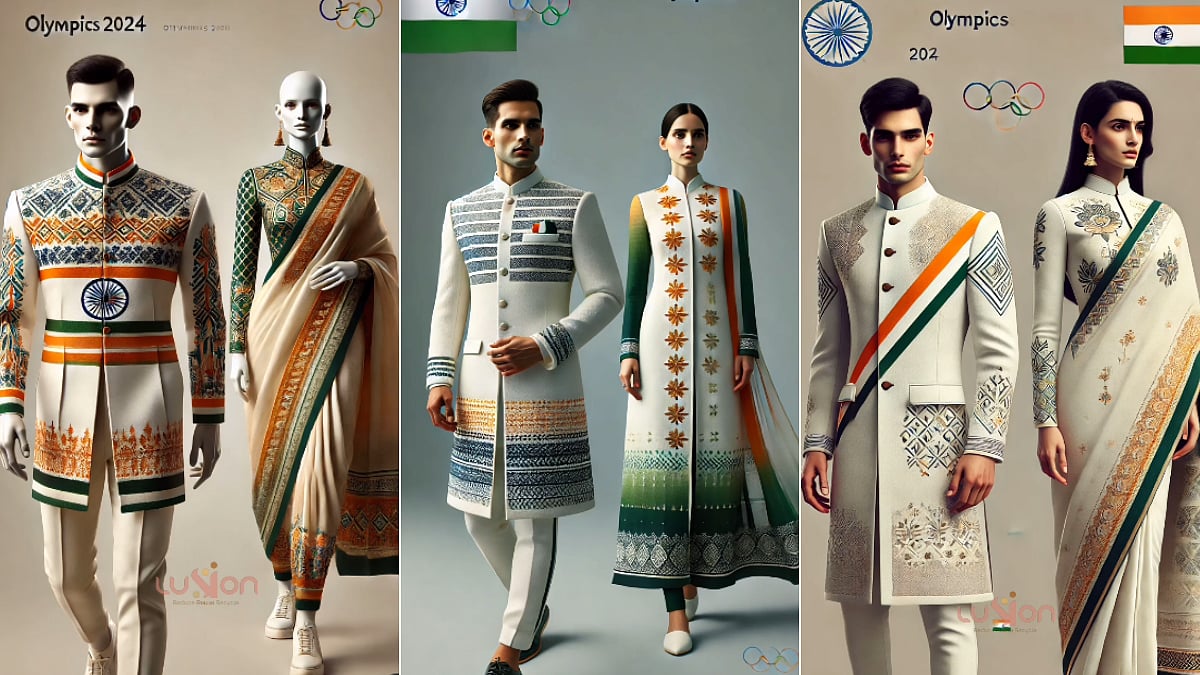 AI generated uniforms for Team India